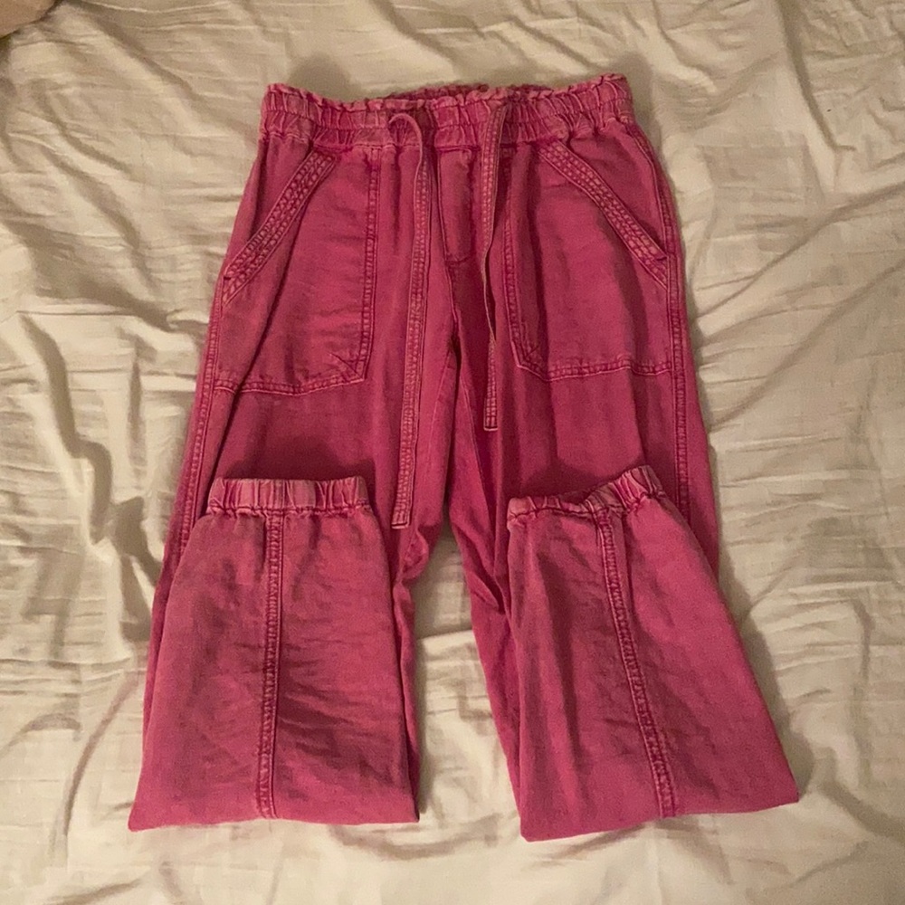 Pink Anthropology pants